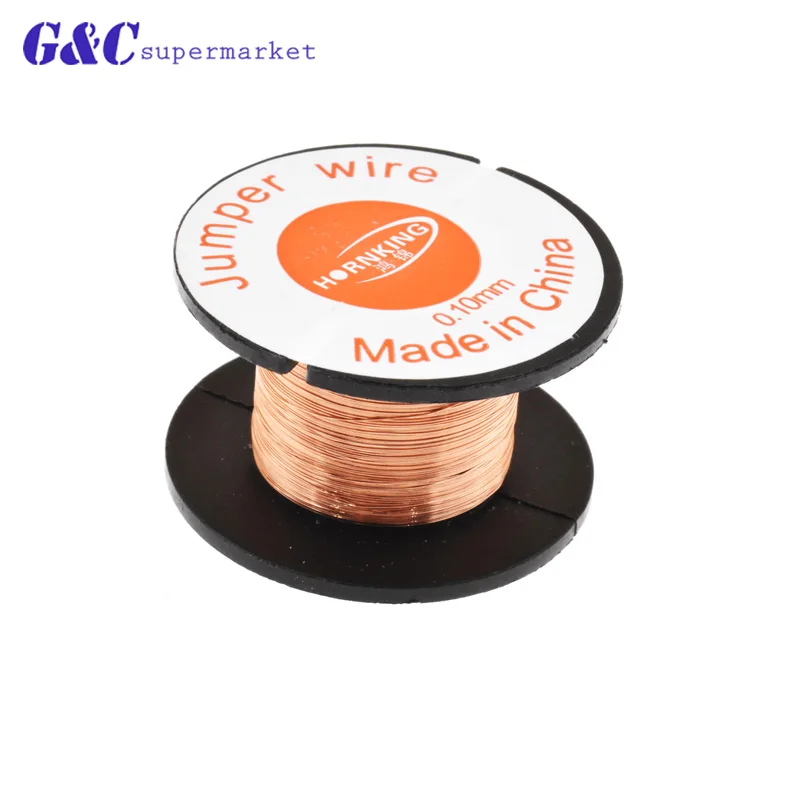 

1PCS 0.1mm PCB Link Wire Copper Soldering Wire Maintenance Jump Line PCB Welding Mobile Phone Computer Repair Tools