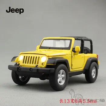 

High Simulation Exquisite Model Toys: MeiZhi Model Chrysler Jeep Wrangler Rubicon Car Model 1:32 Alloy Car Model Excellent Gifts