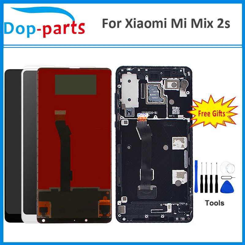 

Full LCD Screen Display For XIAOMI Mi Mix 2S 5.99" Original Touch Screen Replacement For XIAOMI Mix 2S Display LCD white black