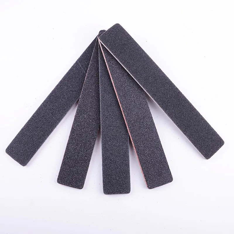 10 X Black Nail Files Nail Buffer Durable Buffing Grit SandPaper