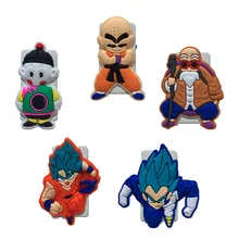 12 шт. ПВХ мультфильм бумажные зажимы DRAGON BALL книжные концы Офисные и Школьные Аксессуары проводящие для сбора Связки классификация
