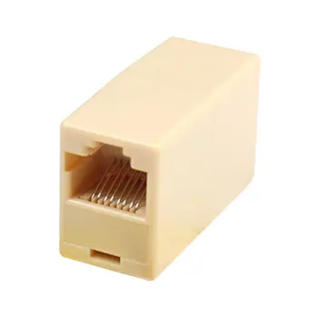 

5 Pieces/Lot RJ45 Cat5e Network Cable Extender Connector Female to Female F-F Straight Ethernet Coupler