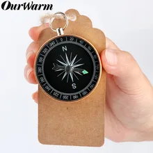 OurWarm 10pcs Compass+Tags Labels Travel Themed Party Decoration Birthday Wedding Gifts for Guests Wedding Souvenirs