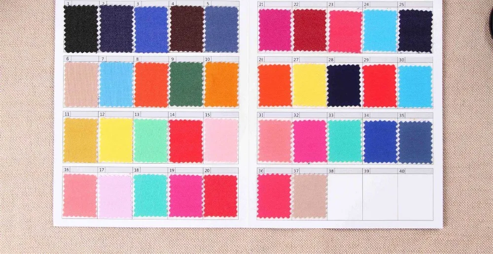 colored denim fabric