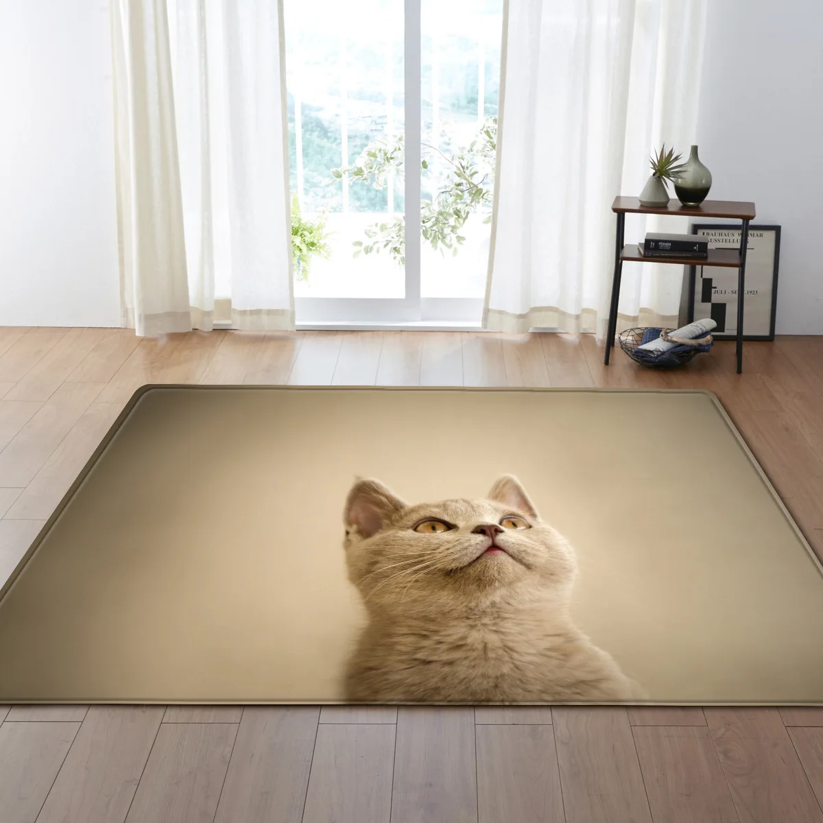 3d принт мультфильм милый ковер в форме кошки домашние кошки коврики для гостиной и спальни диван мягкий обеденный коврик Детская комната большой ковер alfombras - Цвет: D-185