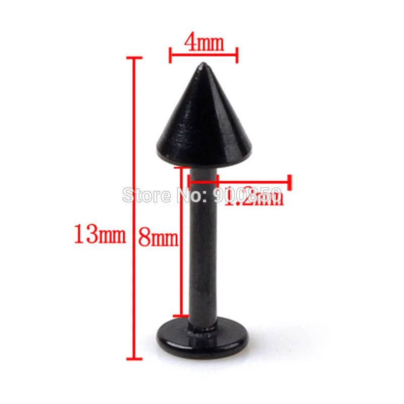 Wholesale 5PCS Spike Piercing Labret Lip Tragus Ear Accessories For Women Men Punk Stylish Casual Ear Studs Body Jewelry