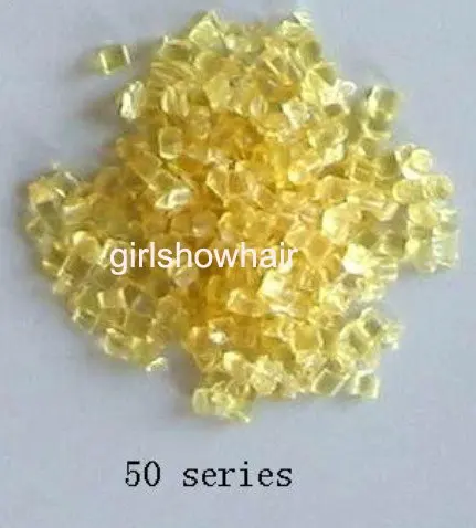 

100g yellow keratin grain keratin glue keratin pellet Keratin,granule for I tip nail hair extensions,50Series