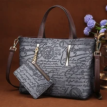 Женская Роскошная сумка из ПВХ с тиснением, известный бренд, сумки-тоут с мини-кошельком, Повседневная дорожная женская сумка через плечо