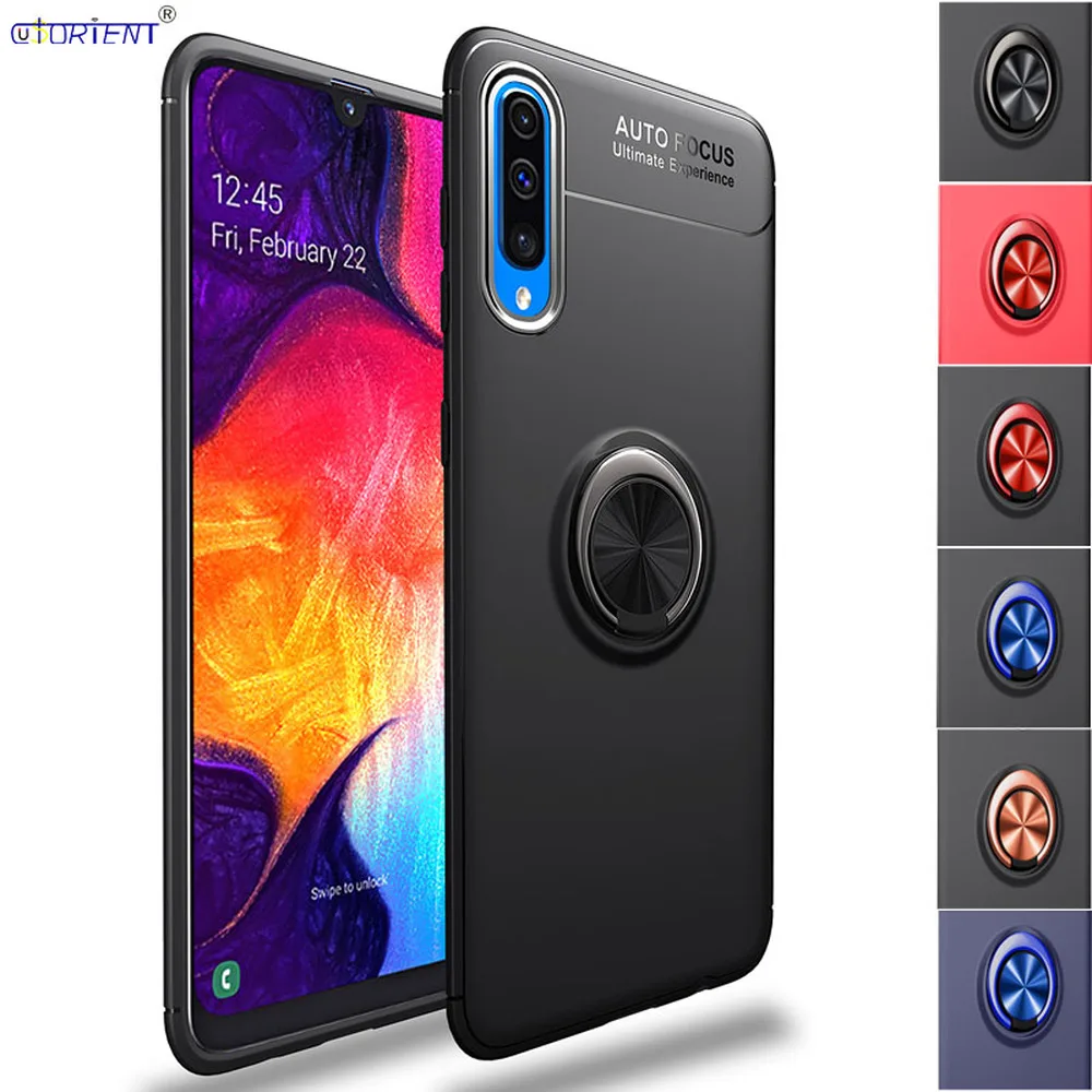 Для Samsung Galaxy A50 подставка с металлическим кольцом мягкий чехол 50 фотографиями