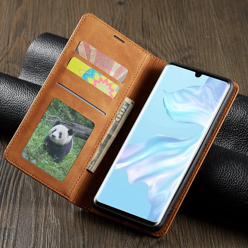 Роскошный кожаный магнитный чехол для HUAWEI P20 30 lite pro Mate 20 Pro Lite флип Psmart Plus 2019