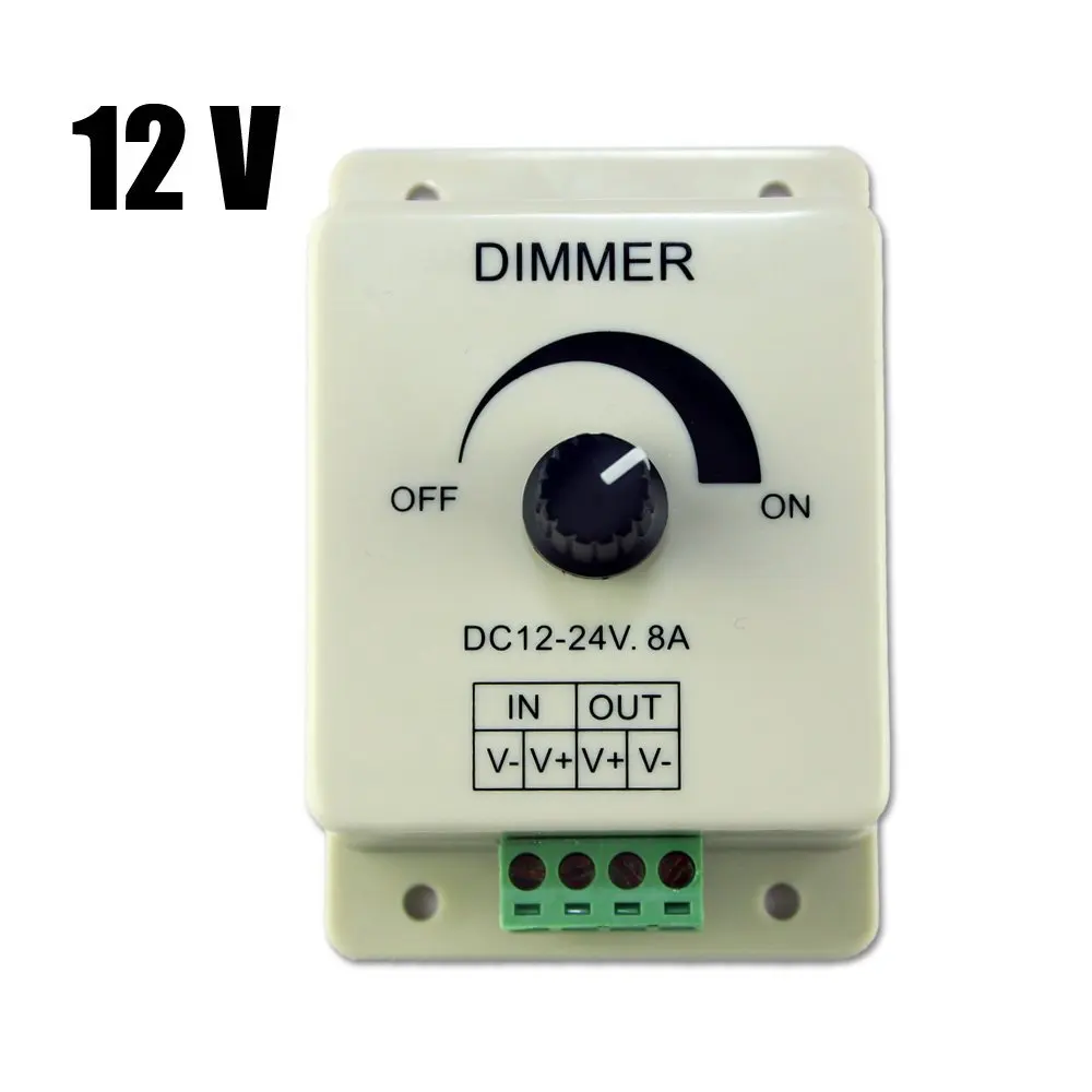 Buy DC 12V 8A Light Dimmer Brightness Adjustable
