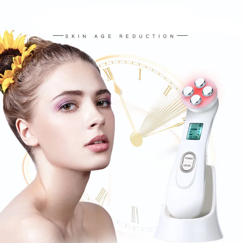 

RF EMS Electroporation LED Photon Light Therapy Beauty Device Anti Aging Face Lifting Tightening Eye Facial Skin Care Tools