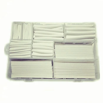 

White Heat Shrinkable Tube Insulating Sleeve Portable Household DIY Combination Boxed Suit 1packing