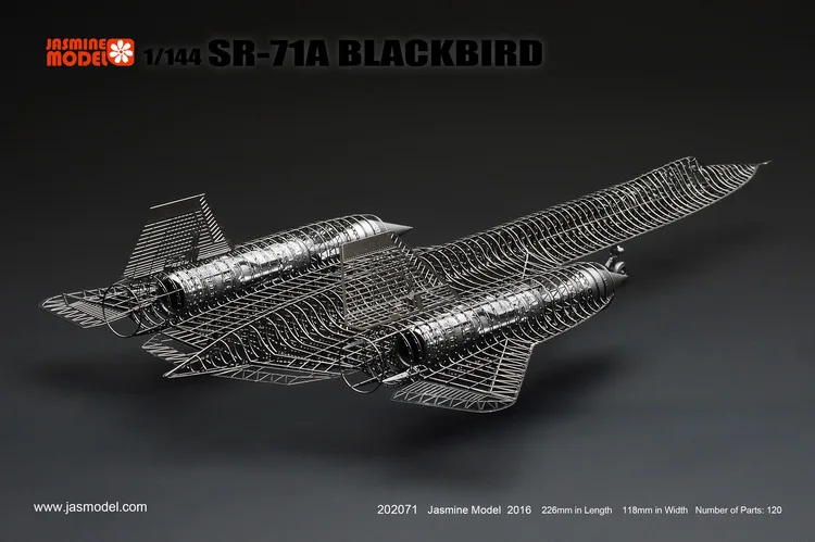 1144 SR-71A самолет Blackbird полностью структура скелет DIY металлическая головоломка высокого класса травления пластины сборки модель для взрослых детей
