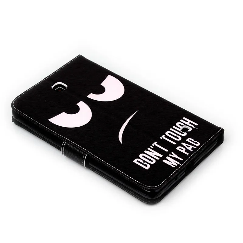 Smart Case For Samsung Galaxy Tab 4 7.0 T230 T231 T235 Cover Cartoon Tower PU Leather Silicone Stand Wallet Flip Tablet Cases  (39)