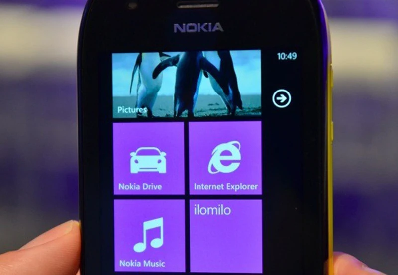 710 разблокированный мобильный телефон Nokia Lumia 710 wifi 3g gps 5MP 3,7 ''сенсорный экран 8 GB Внутренний накопитель