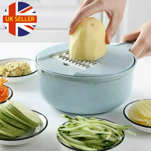 

9 IN 1 Multi-function EASY FOOD CHOPPER Food Vegetable Blender Chopper Slicer UK
