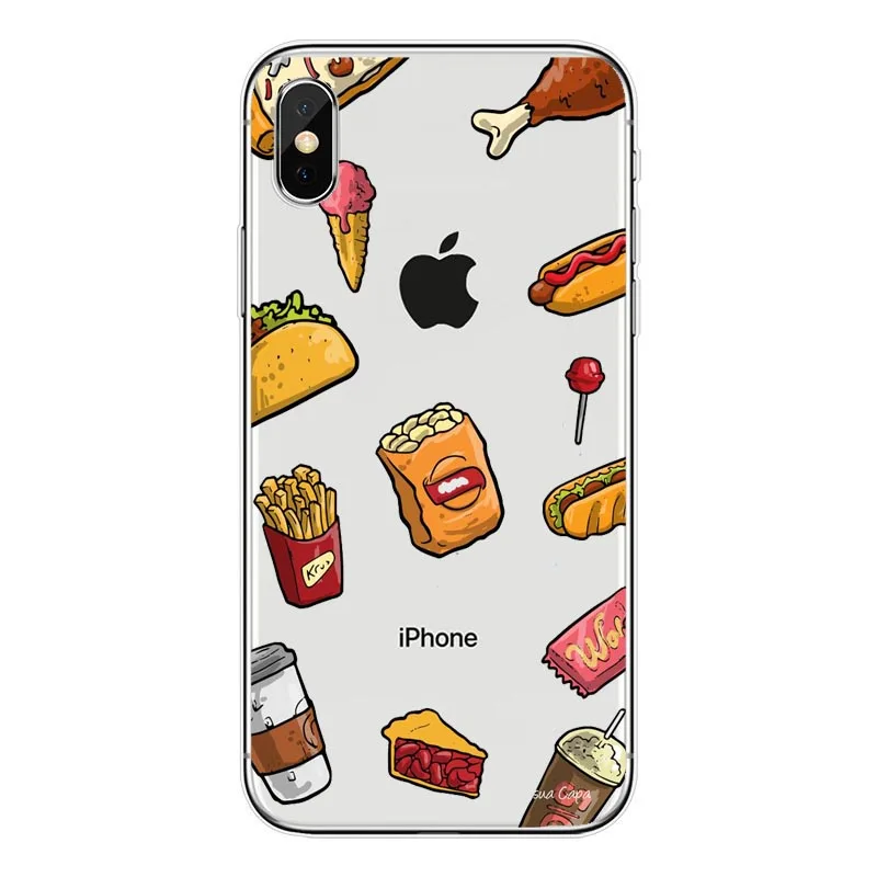 Силиконовый чехол ТПУ для iPhone 5 5S SE 6 6S 6Plus 7 8 8Plus XR XS Max|Чехлы-накладки| |