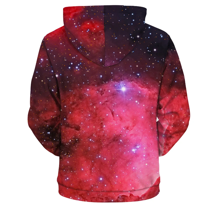 YOUTHUP, Красная Галактика, 3d толстовки для мужчин и женщин, толстовки с капюшоном, 3d принт, космическая галактика, толстовки, мужские пуловеры, спортивные костюмы размера плюс
