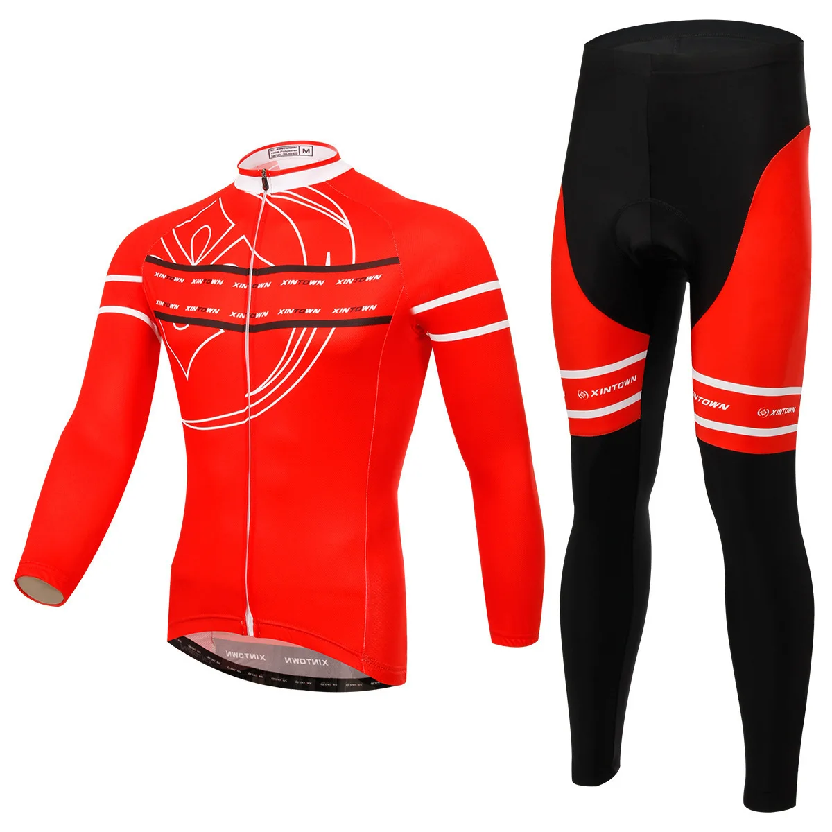 

BOODUN Ling Light Red Cycling Wear Long Sleeve Bicycle Serve Catch Down Windbreak Keep Warm Function Underwear