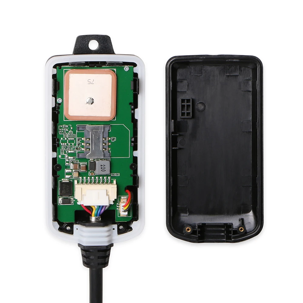 US $77.52 Vehicle GPS Tracker Car GSM Tracking Device Queclink GV75 Waterproof IP67 1100mAh 8V to 32V Crash Detection Cut Engine Tow Alarm