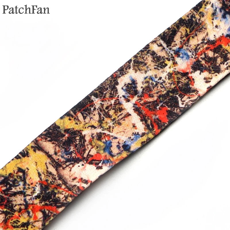 Patchfan Новое поступление Джексон Поллок шеи ремешки для ключей очки держатель карты брелок для ключей телефоны камеры лямки A0340