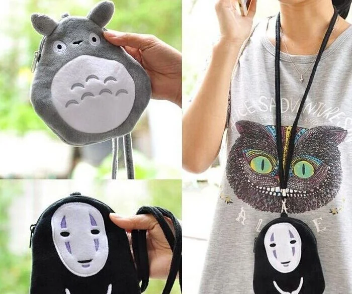 

Kawaii 2Designs - 15CM Approx. MASK MAN with CAT - Neck String Satchel Plush Backpack Coin BAG Purse Wallet Pouch Case