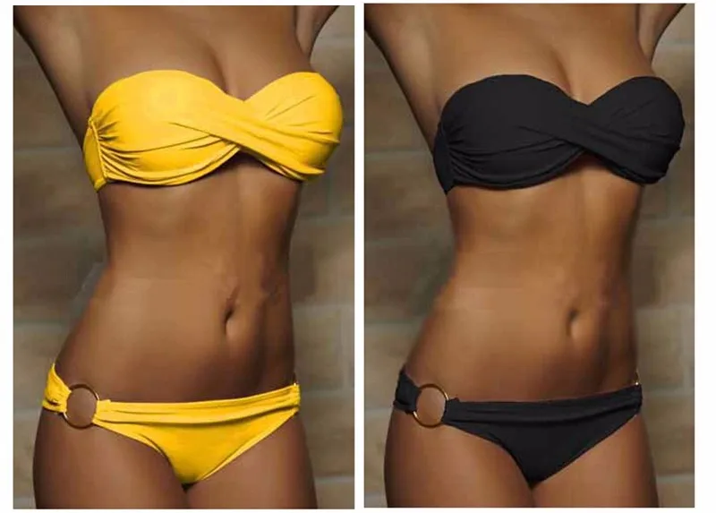 

Wholesale Newest Summer Sexy Bikini Women Swimwear Occidental Secret Beach Swimsuit 9 Colors S M L