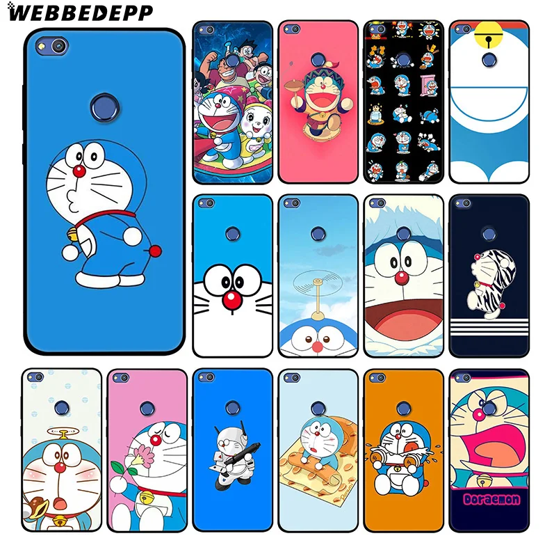 WEBBEDEPP Doraemon мультяшный Мягкий силиконовый чехол для Huawei Honor Mate 20 10 8X 8C 8 6A 7A 7X 7C Lite Pro