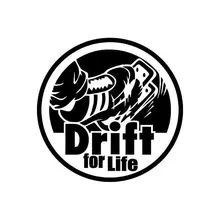 12cm*12cm Drift For Life Car Styling Personalized Window Decal Sticker C5-1613