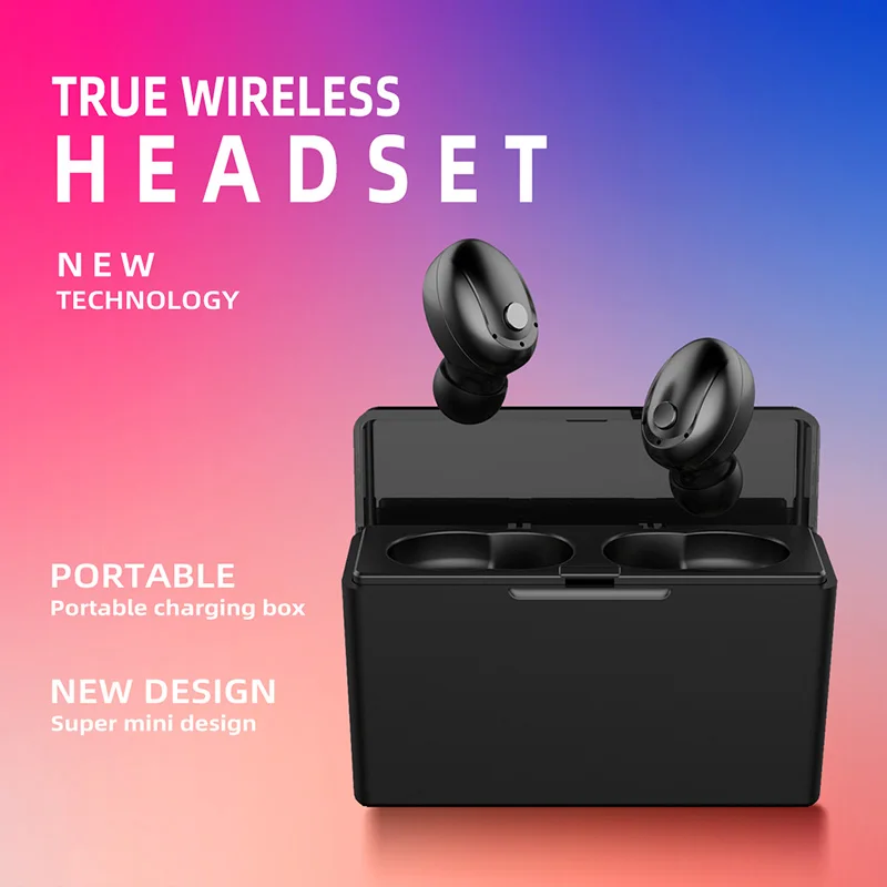 Bluetooth гарнитура Tws T5 с зарядным отсеком 2300 мАч|Наушники и гарнитуры| |