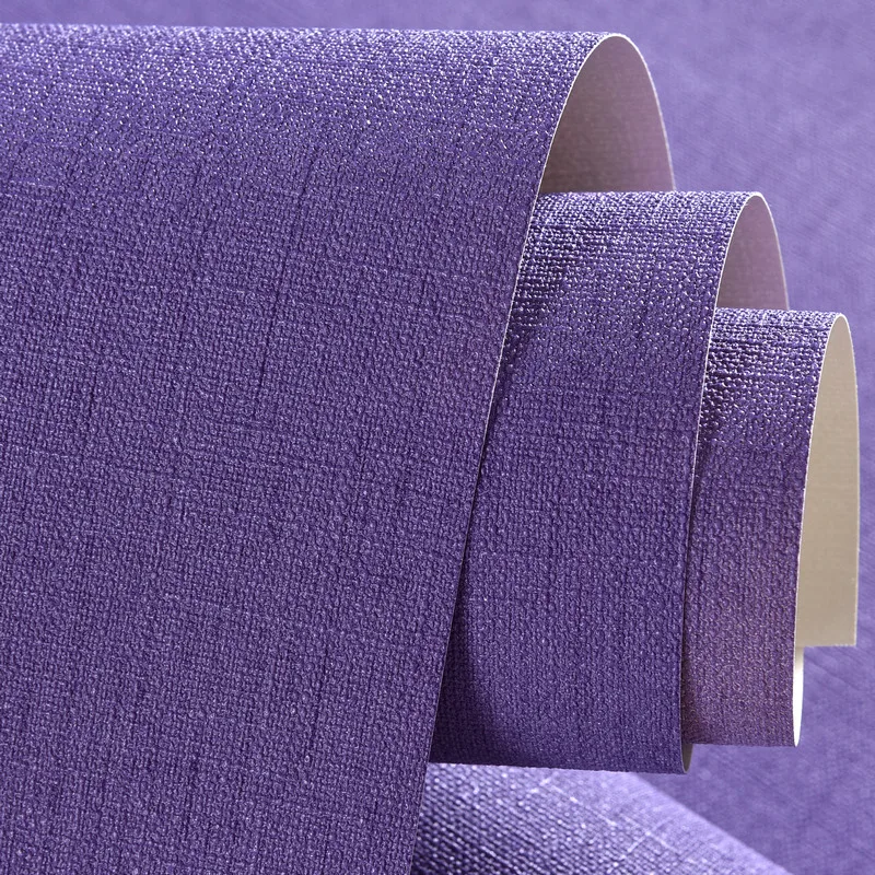 

0.53x10m Living Room Bedroom Marriage room Cloth Pattern Purple Wallpaper Children's Room Hotel Shop Background Wallpaper