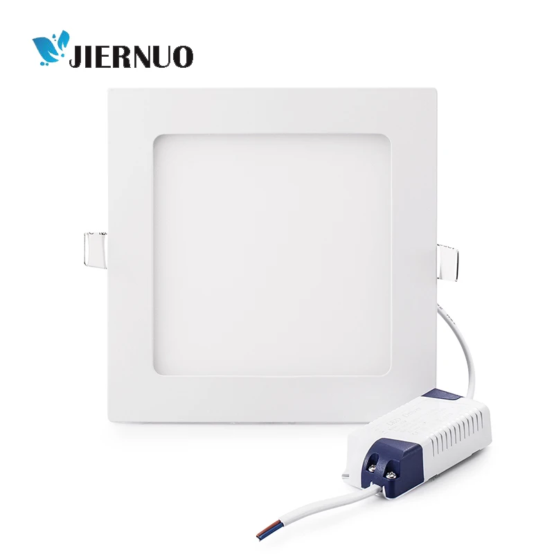 LED Панель затемнения 3 Вт 4 Вт 6 Вт 9 Вт 12 Вт 15 Вт 25 Вт AC85 ~ 265 В холодной/теплый белый Светильники потолочные светодиодные Панель светодиодный