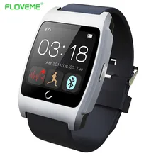 FLOVEME D6 Heart Rate Smart Watch Intelligent Bluetooth4 0 Bracelet Wrist Band Wearable Device for IOS