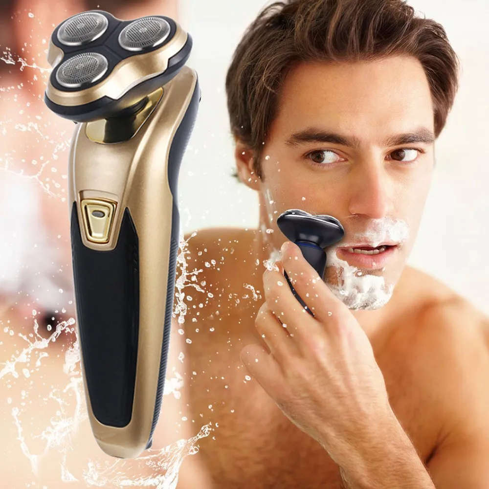 

Multi-function Razor Waterproof Electric Shaver Rotary Shaver Wet Dry 3 in 1 With Nose Trimmer Razor Hair Clipper Drop Shipping