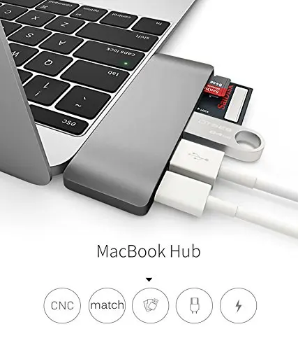 5 в 1 Тип C USB3.0 HUB + SD/устройство для считывания с tf карт c мама Высокая Скорость комбо