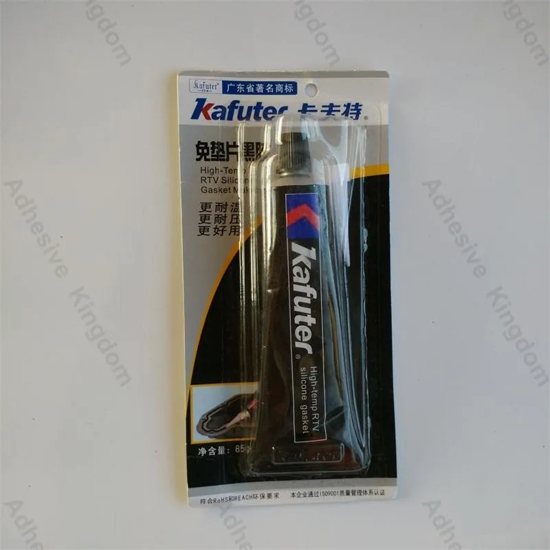 6 шт. 85 г силикон Kafuter прокладка черный резиновый k-586 Модернизированный двигатель механическое оборудование герметик высокая температура