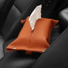 Автомобильный тканевый ящик кожаный откачивающий креативный автомобильный задник сиденья подвесной кожаный Тип сиденья козырек от солнца Автомобильный многофункциональный лоток