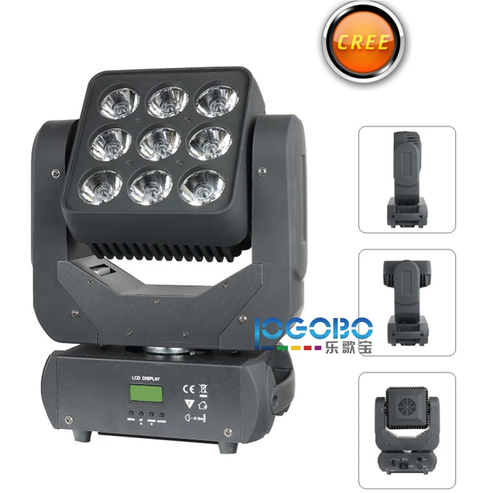 New RH-6912 9X10w RGBW 4in1 led matrix light-3