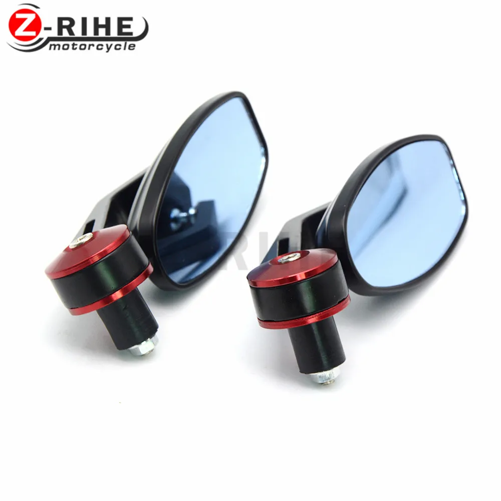 

for black universal Motorcycle Bar End rearview Mirrors 22mm 7/8" for Yamaha YZF R1 02-03 R6 99-04 FZ1 FAZER 01-05 R6S USA VERSI
