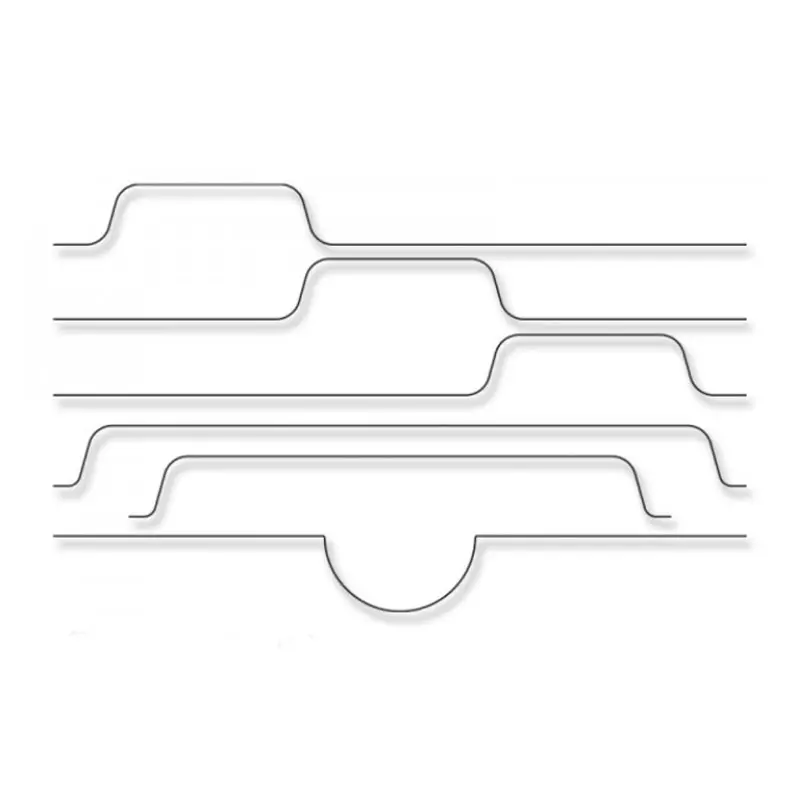 

File Folder Edges Metal Cutting Dies Scrapbooking Craft Die cuts Card making paper art emboss stencil 16x5.8cm