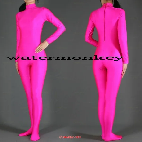 

Watermonkey women men Lycra Spandex Full Body Suit Gymnastics Zentai Suit without Hood hands