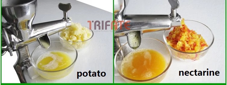 Ручной шнек из нержавеющей стали для медленного сока идеально подходит для фруктов, овощей, пшеничной травы, апельсинового сока, ручная соковыжималка для пшеничной травы