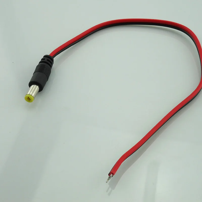 

Gakaki 100Pcs Wholesale Dc Power Male Extension Camera Cable Dc Plug Adaptor Cctv Cable For Cctv Camera Security System