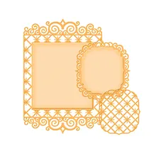 

YaMinSanNiO Frame Metal Cutting Dies New 2019 for Dies Scrapbooking Card Making DIY Embossing Die Cuts Lace Background Frame