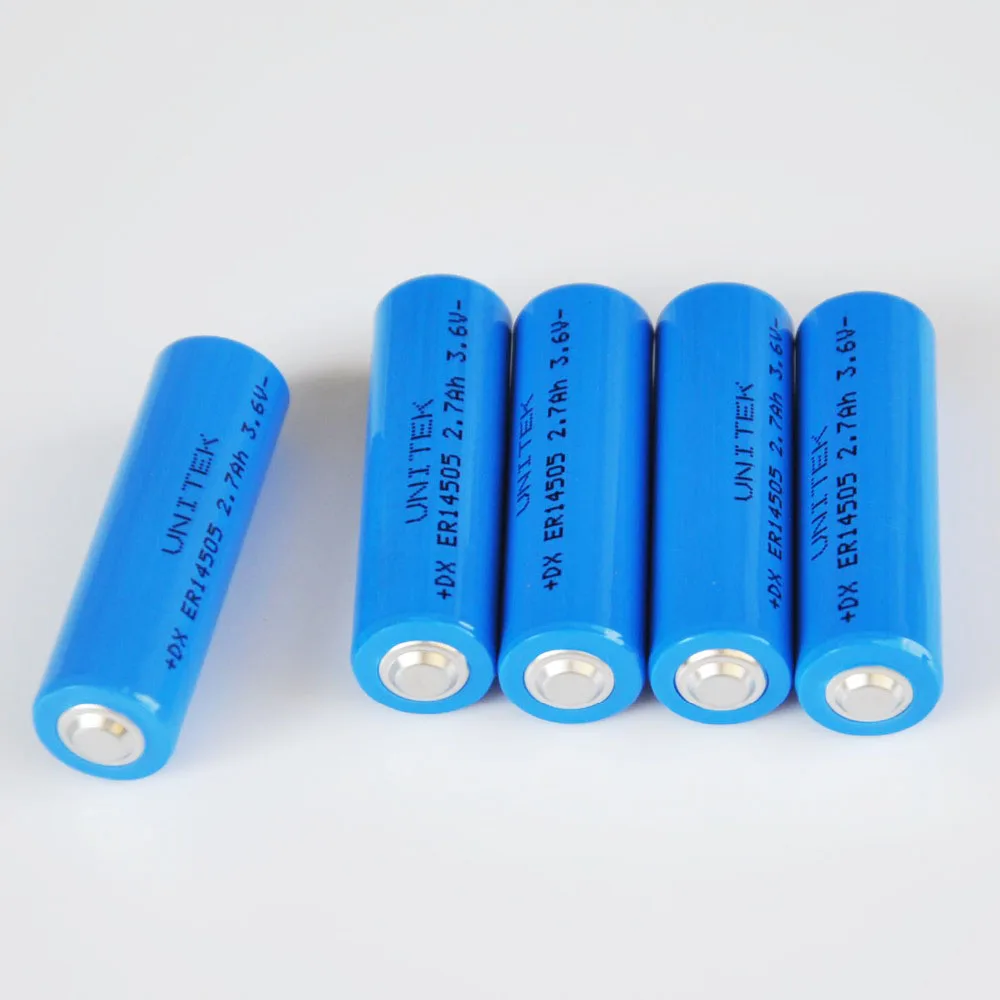 

5PCS 3.6V liSOCL2 Lithium battery ER14505 AA ER 14505 PCL Dry cell 2700mah replace for SAFT LS14500 Tadiran TL-5903 ER6V