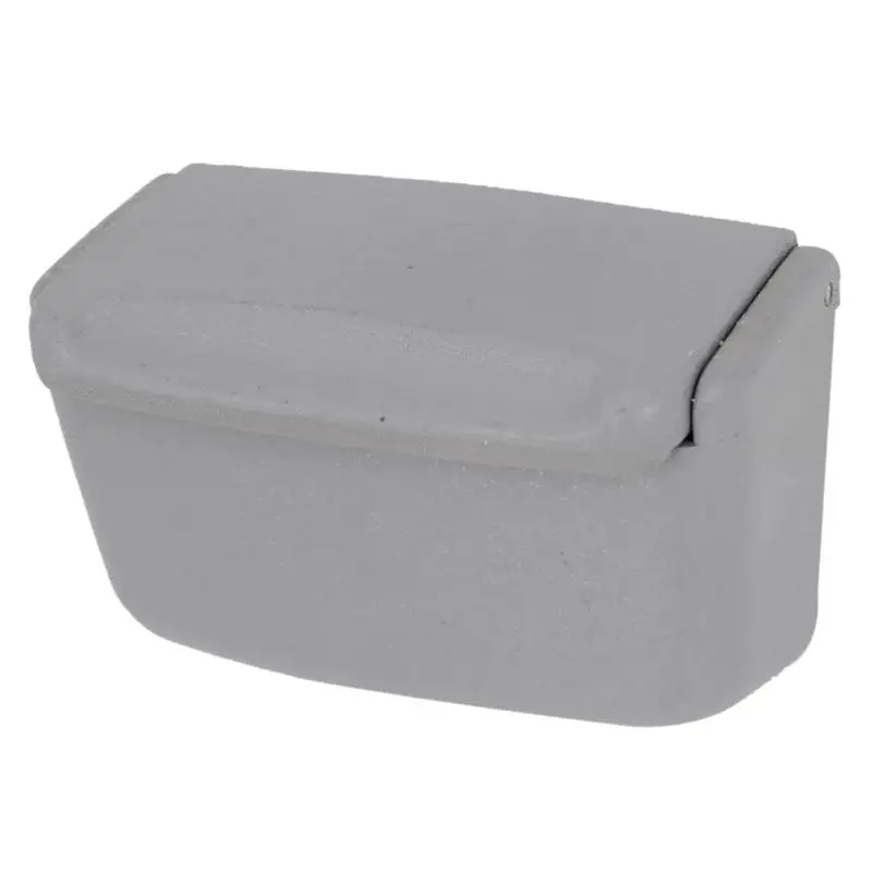 

Gray plastic car ashtray smoke-free, rectangular
