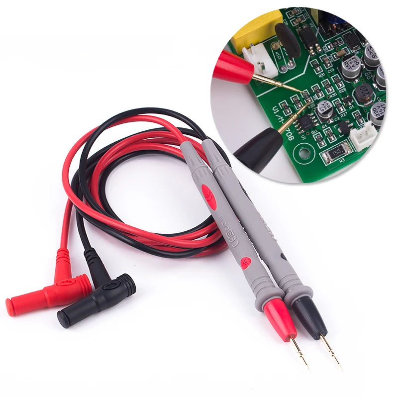 

Universal Probe Test Leads Pin for Digital Multimeter Needle Tip Meter Multi Meter Tester Lead Probe Wire Pen Cable 1000V10A20A