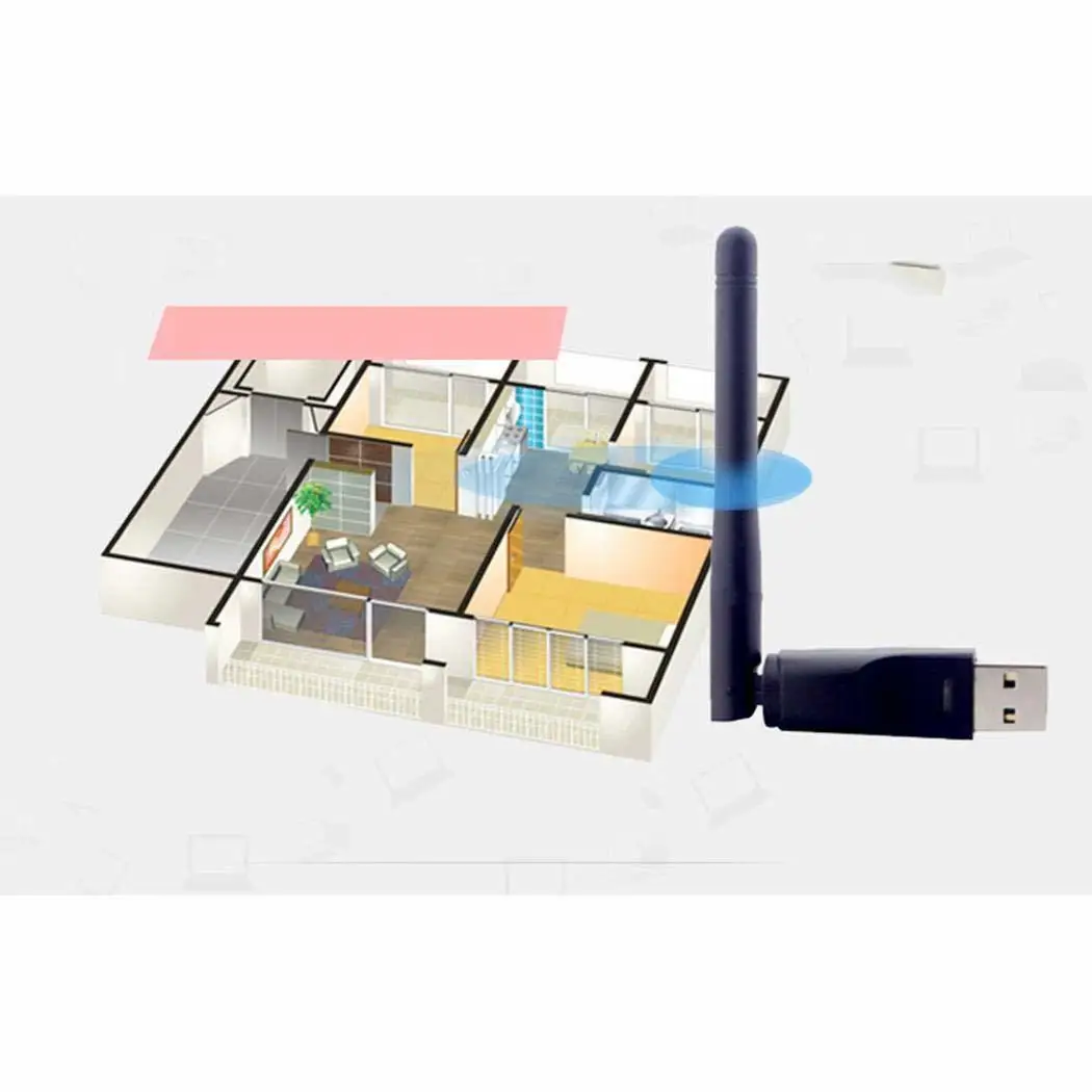 Мини-сеть 150 Мбит/с USB 3,0 беспроводной Wifi адаптер ПК Wi Fi антенна WiFi ключ 2,4G USB Ethernet WiFi приемник