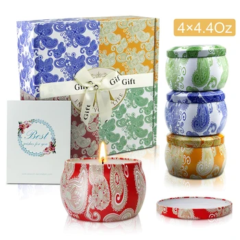 

Scented candle gift set Handmade smokeless soy wax scented candle Suitable for home office, spa, aromatherapy and ideal gifts